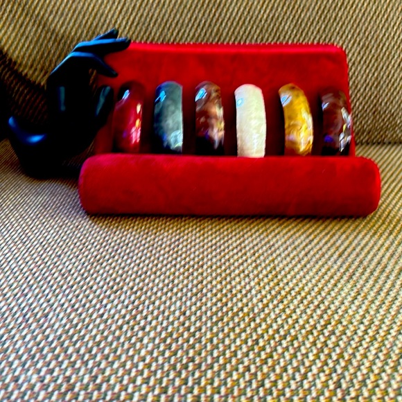 Six pretty barrettes for your wearing new and never worn. Sturdy. 4 1/2 “ each ! - Picture 1 of 6